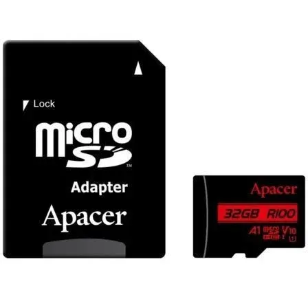 Tarjeta de Memoria Apacer 32GB microSD HC UHS 1 con Adaptador/ Clase 10/ 100MBs - foto 2