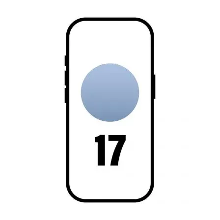 Smartphone Apple iPhone 17 256GB/ 6.3"/ 5G/ Azul Neblina