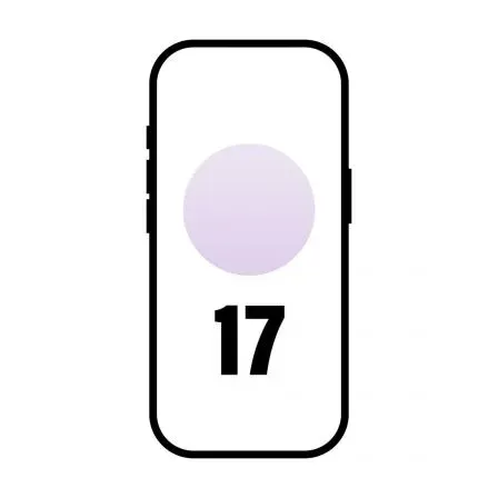 Smartphone Apple iPhone 17 256GB/ 6.3"/ 5G/ Lavanda