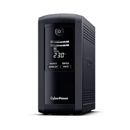 SAI Cyberpower Vp700 700VA 390W Line Interactive AVR 4XSCHUKO LCD Vp700elcd