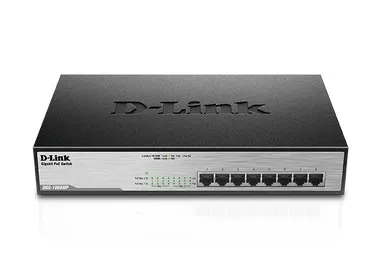 SWITCH D-LINK 8P 10/100/1000 RACK Poe DGS-1008MP - foto 2