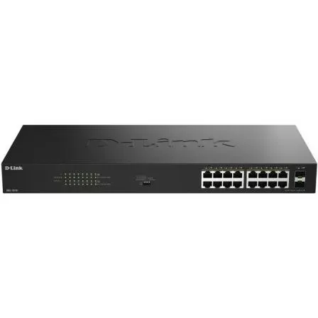 Switch D-link 16P DGS 1018p/e GE Poe(30w) + 2 Ports SFP Unmanaged 240W
