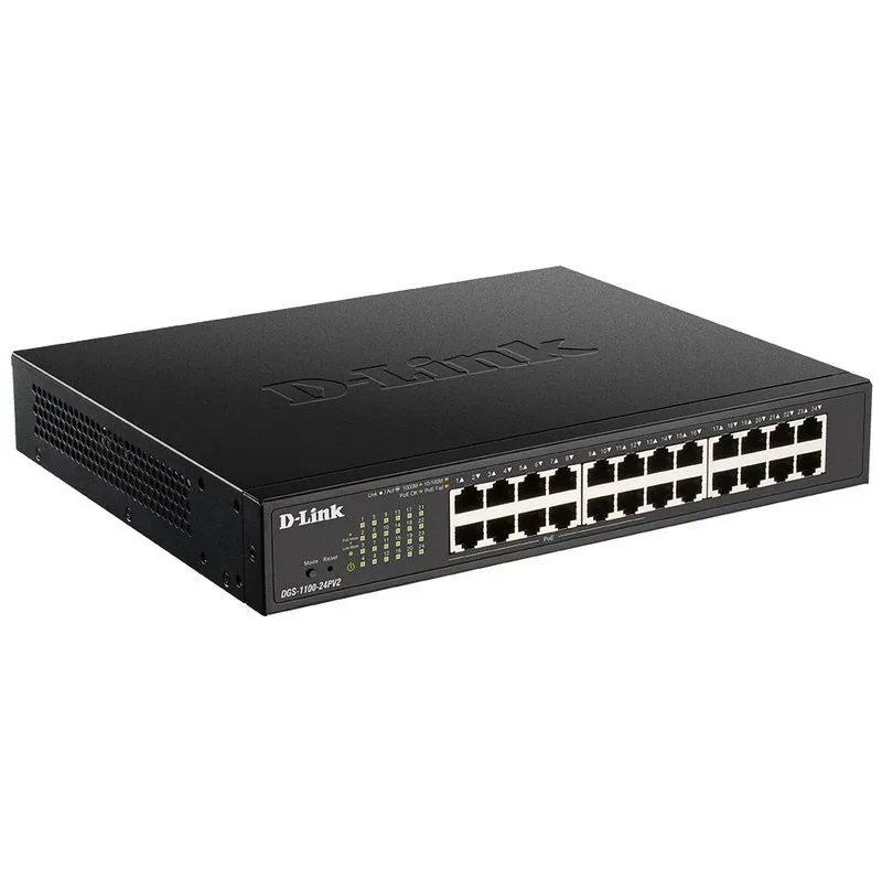 Switch D-link 24P Dgs-1100-24pv2/e 10/100/1000 Poe12p Conmutador Gestionado - foto 2