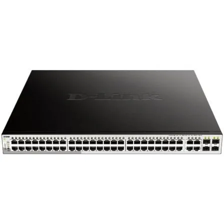SWITCH D-LINK 52P DGS-1210-52MP/E 8P10/100/1000 PoE + 40P 10/100/100 PoE + 4P SFP