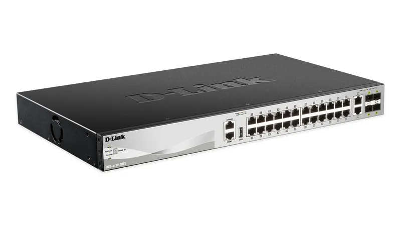 Switch D-link 30P Dgs-3130-30ts/e 24P 10/100/1000base-t 2p10gbase-t 4p10g Sfp+l3 - foto 2