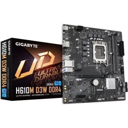 Pb S1700 Gigabyte H610m D3W 2ddr4 Pci4 4sata3 M2 HDMI DP Matx