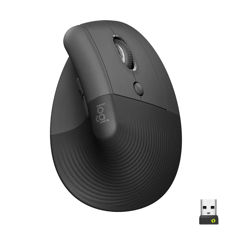 Raton Logitech Inalambrico Ergonomico Lift Vertical 910-006473 - foto 2