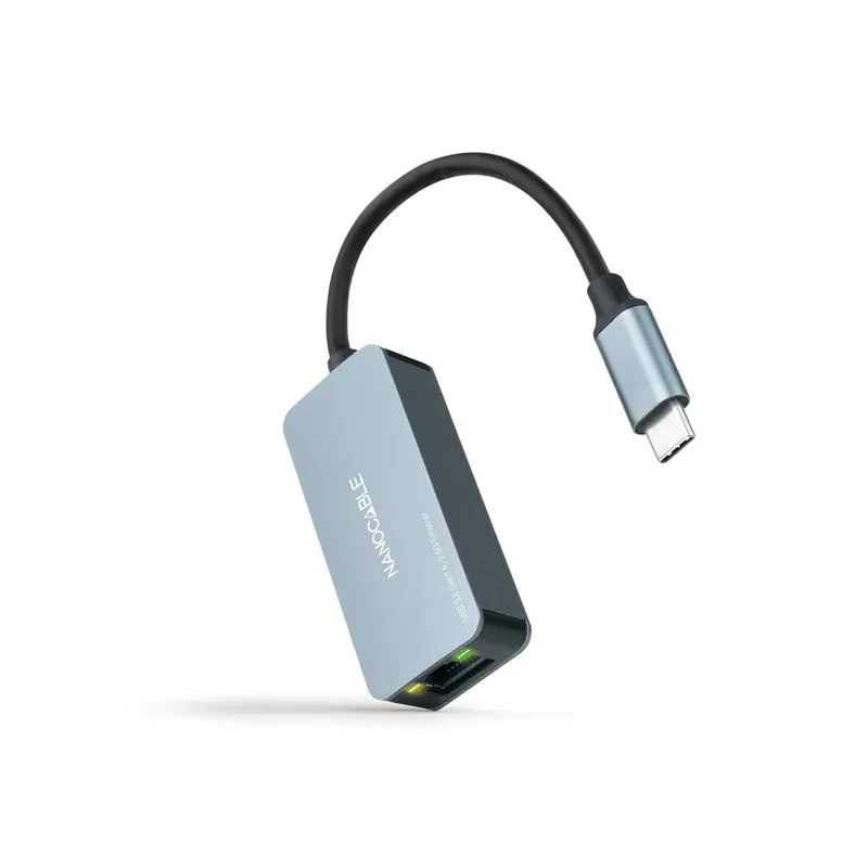 Conversor Usb-c 3.2 Gen1 Ethernet 2.5g Gris 15 CM Nanocable 10.03.0410 - foto 2