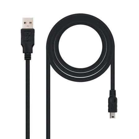 Cable USB 2.0 Tipo Am-mini USB 5PINM 0.5 M Nanocable 10.01.0400