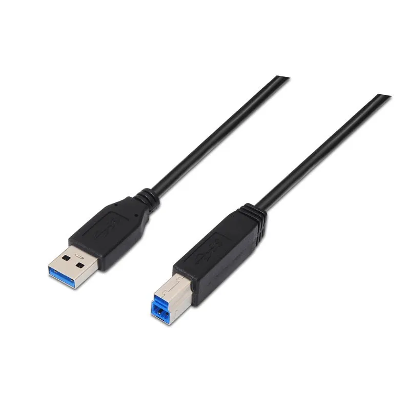 Cable USB 3.0 Impresora Tipo Am-bm Negro 2.0 M Nanocable 10.01.0802-bk - foto 2