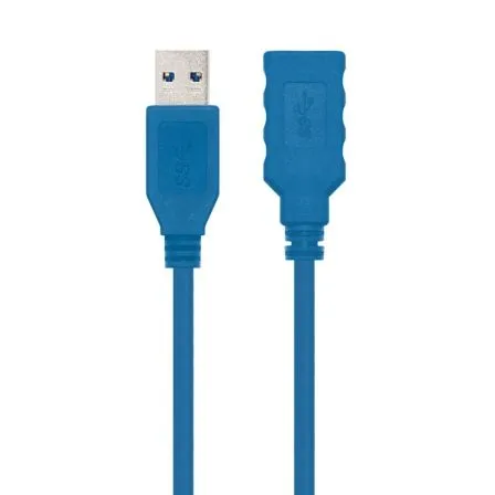 Cable USB 3.0 Tipo Am-ah Azul 1.0 M Nanocable 10.01.0901-bl