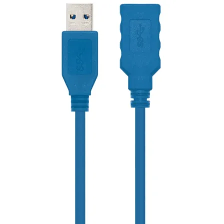Cable USB 3.0 Tipo Am-ah Azul 2.0 M Nanocable 10.01.0902-bl