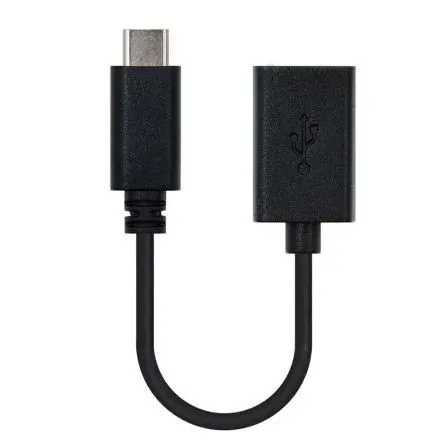 Cable USB 2.0 3A Tipo Usb-cm-ah Negro 15CM Nanocable 10.01.2400