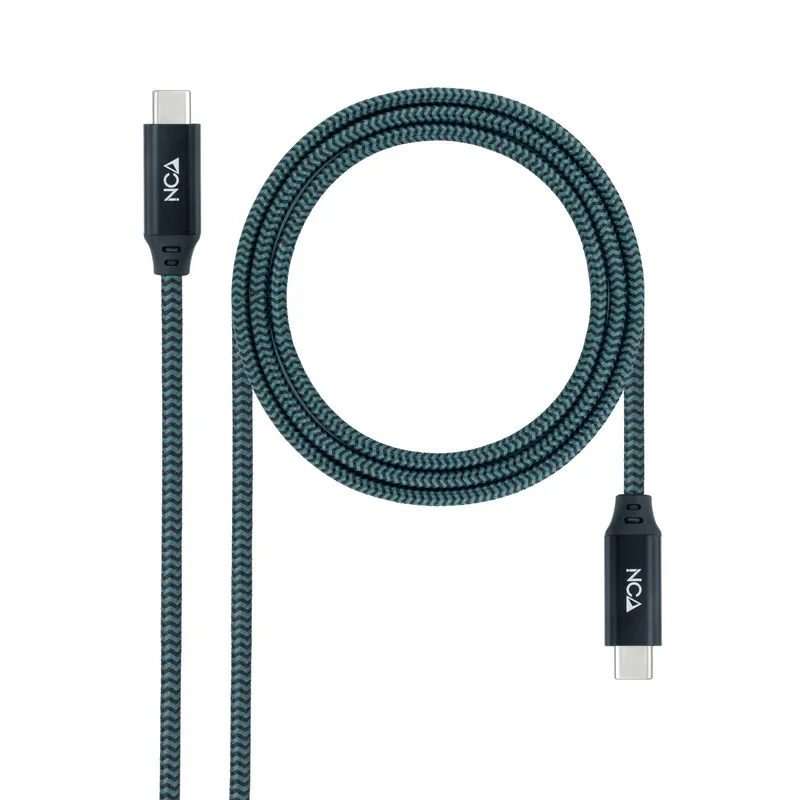 CABLE USB 3.2 GEN2x2 100W 4K-60Hz USB-C M/M 1.5 M NANOCABLE 10.01.4301-L150-COMB - foto 2