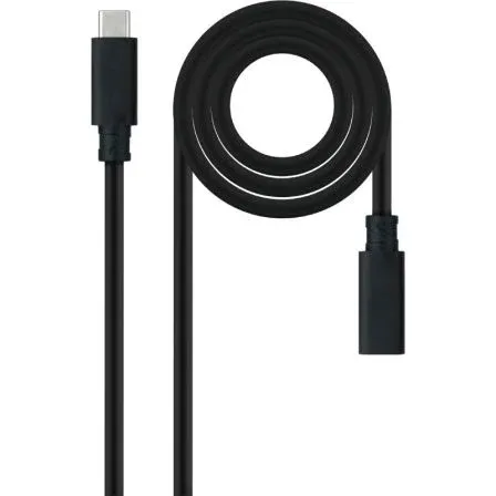 CABLE USB 3.2 GEN2x2 100W 4K/60Hz USB-C M/H 1 M NANOCABLE 10.01.4501