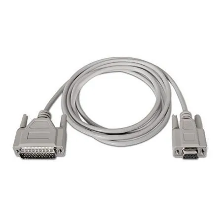 Cable Serie Null Modem Db9h-db25m 1.8 M Nanocable 10.14.0802