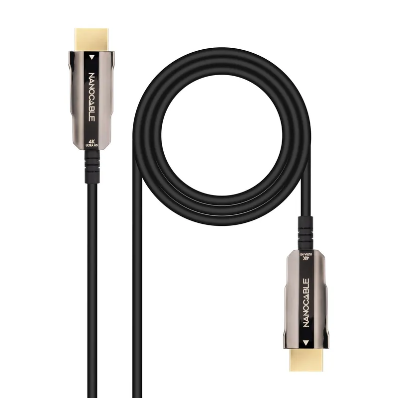 CABLE HDMI V2.0 AOC 4K 60HZ 18Gbps NEGRO 20 M NANOCABLE 10.15.2020 - foto 2