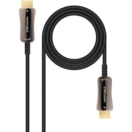 CABLE HDMI V2.1 AOC 8K 60HZ 4K 120HZ 48Gbps 15 M NANOCABLE 10.15.2115