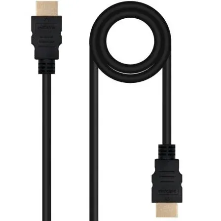 CABLE HDMI V2.0 4K-60HZ 18Gbps NEGRO 0.5 M NANOCABLE 10.15.3800