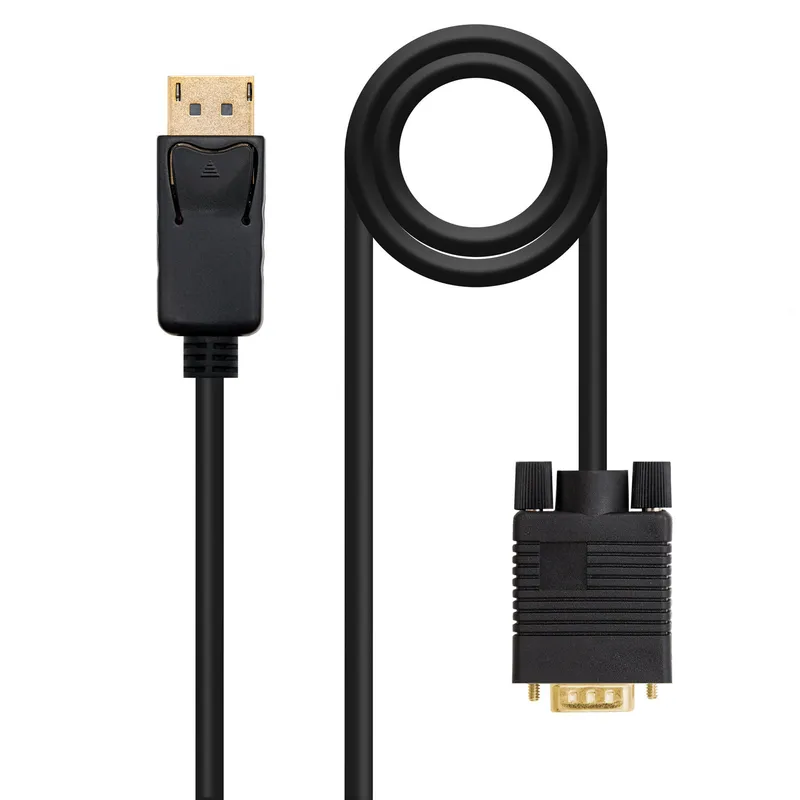 Cable Conversor Displayport A VGA Dpm-vgam Negro 1M Nanocable 10.15.4401 - foto 2