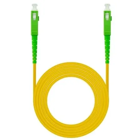 Cable Fibra Optica Sc/apc-sc/apc Monomodo Lszh Amaril.10m Nanocable 10.20.0010
