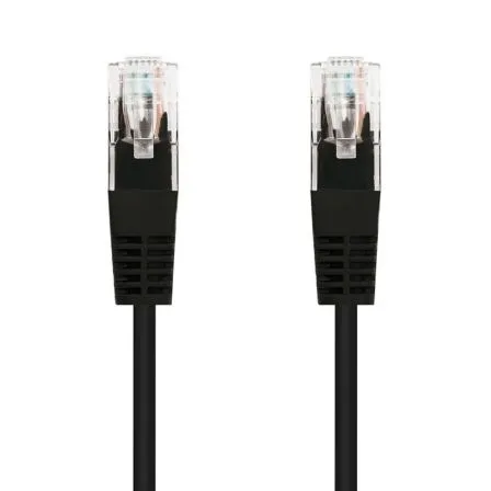 Cable RED Latiguillo RJ45 Cat.6 UTP Awg24 Negro 0.5 M Nanocable 10.20.0400-bk
