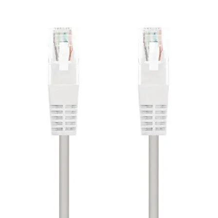 Cable RED Latiguillo RJ45 Cat.6 UTP Awg24 Blanco 3.0 M Nanocable 10.20.0403-w