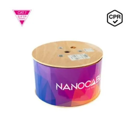 Cable RED Lszh Cat.7 600MHZ Sftp Pimf Awg23 305 M Nanocable 10.20.1700-305