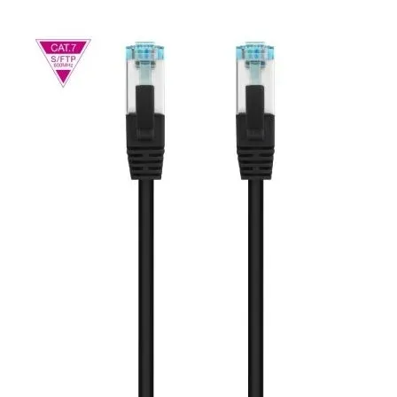 Cable RED Latigui Cat.7 Lszh Sftp Pimf Awg26 Negro 50 CM Nanocable 10.20.1700-bk