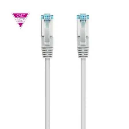 Cable RED Latiguillo RJ45 Lszh Cat.7 Sftp Awg26 Gris 15M Nanocable 10.20.1715