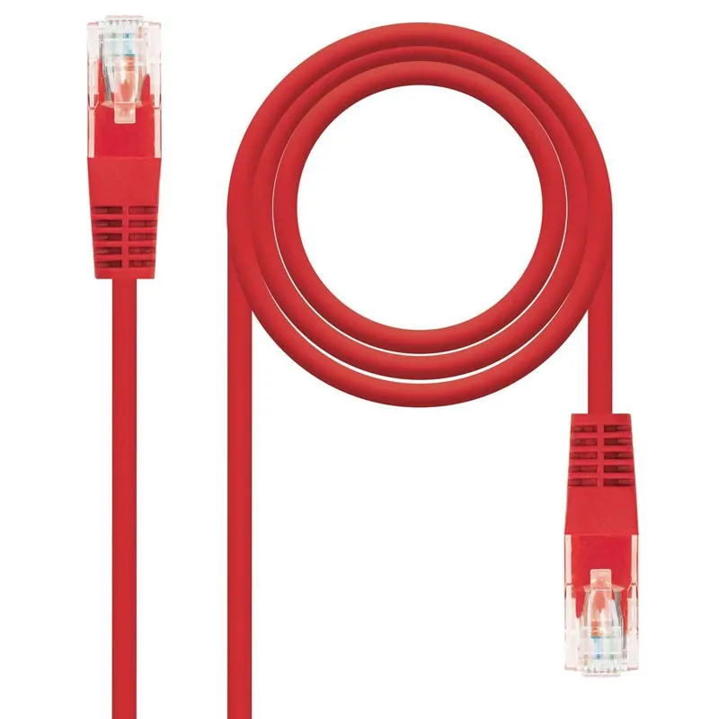 NANOCABLE CABLE RED LATIGUILLO RJ45 LSZH CAT.6A UTP AWG24 ROJO 25 CM 10.20.1800-L25-Ruc
