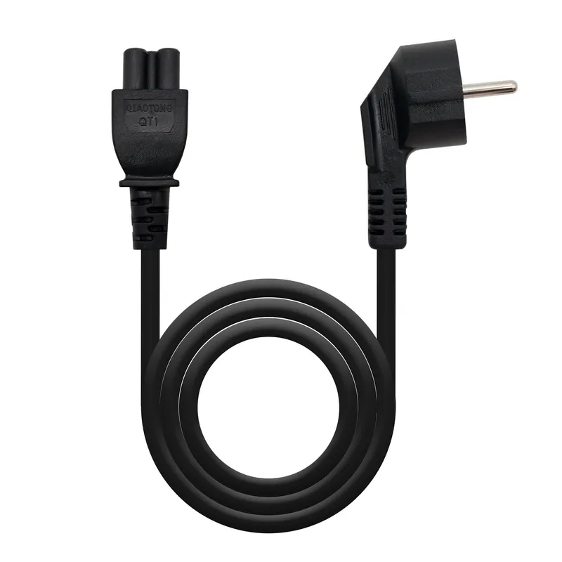 CABLE Alimentación. TREBOL CEE7 ACODADO/M-C5/H 2 M 10.22.0302-L200 NANOCABLE - foto 2