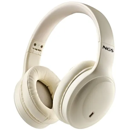 Auricular NGS Artica Glacier Wireless CON Microfono BT 5.4 Beiges