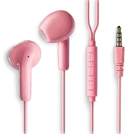 Auricular NGS Crossflip Intrauditivos Microfono Multifuncion Pink