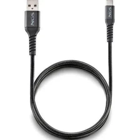 Cable NGS Carga Rapida DE USB C A USB A DE 1 M DE Longitud Black