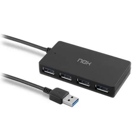 HUB USB NOX HUB ONE 3.0 USB PORTS HUB 4 PUERTOS Externo NXLITEHUBONE