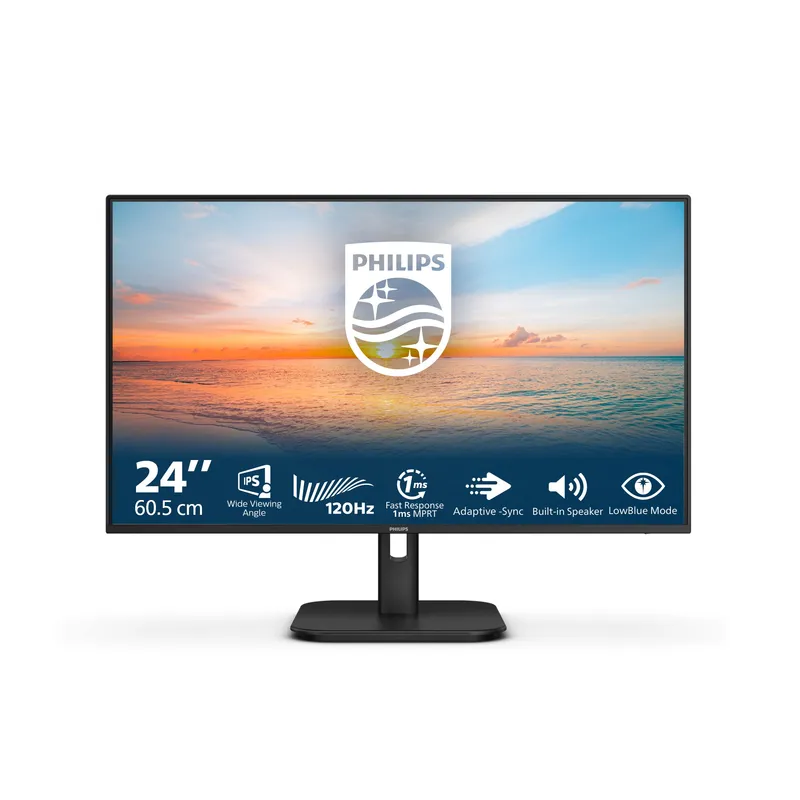Monitor 23.8 Philips 24e1n1200a IPS FHD VGA HDMI DP MM V100*100