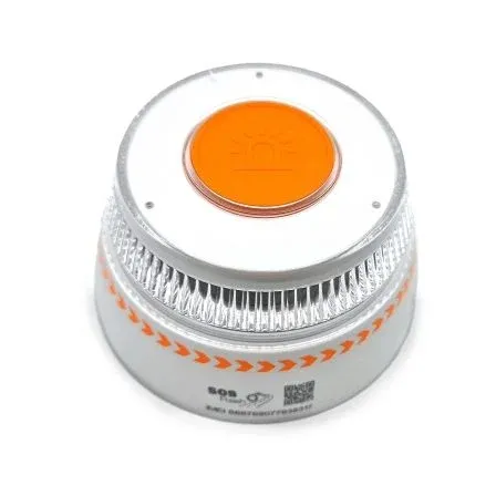 SOSFLASH Luz baliza de emergencia para coche SOS Flash V16 Connected IoT BAL/2/ Homologada/ Base Imantada/ Geolocalizable/ Funciona a Pilas - foto 3