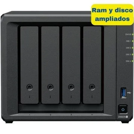 Syn-nas Ds925 PLUS 8GB 16TB