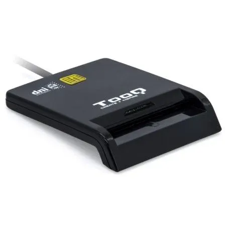 LECTOR TARJETA MEMORIA Externo TOOQ DNIE USB-C NEGRO TQR-211B
