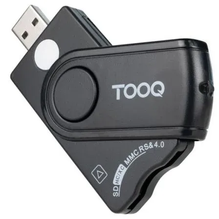 Lector Tarjetas Dnie SIM Sd/tf Usb-a Negro Tooq Tqr-3012b