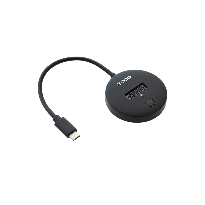 DOCK 1x Disco Sólido SSD M.2 NVMe PICe USB-C 3.2 GEN 2 NEGRO TOOQ TQDS-100B