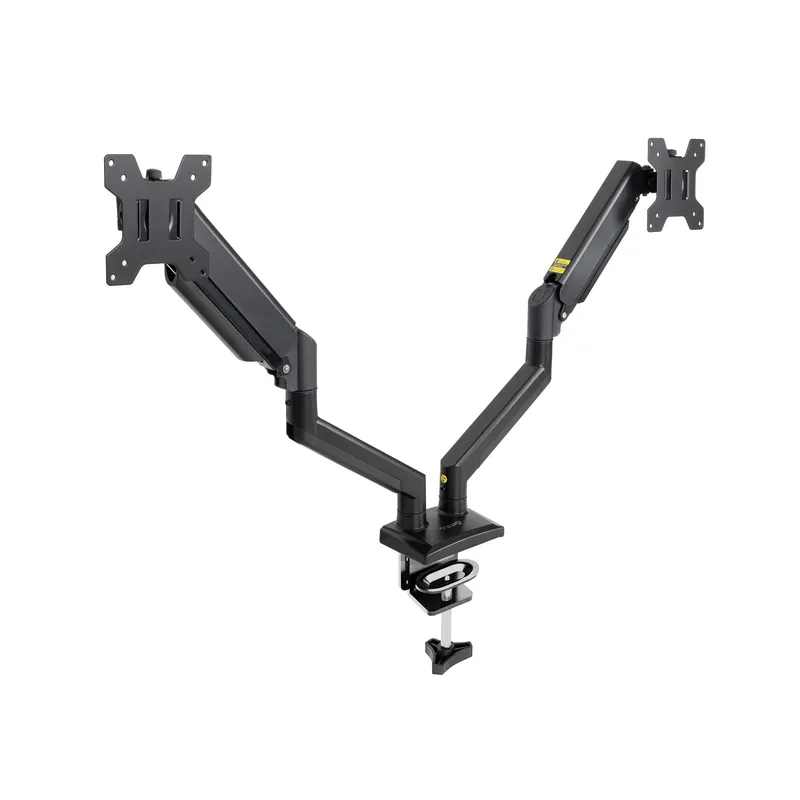 SOPORTE DE MESA MONITOR Giratorio e Inclinable 2 Brazos 13-34 NEGRO TOOQ DB1434TNR-B - foto 2