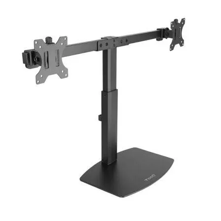 SOPORTE DE MESA MONITOR/TV Giratorio e Inclinable 2 Brazos 17-27 NEGRO TOOQ DB1727TN-B