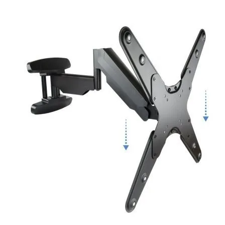 Soporte Monitor/tv 23-55 Gira/incli Negro 3 Pivo Negro Tooq Metalico Lp2355tn-b