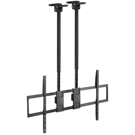 Soporte Techo Doble Mastil Pant.60-120 Giraincliexten Negro Tooq Lpce11120tsli-b