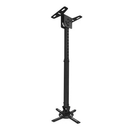 Soporte Proyector Giratorio E Inclina Techo Negro Tooq Pj3030tn-b
