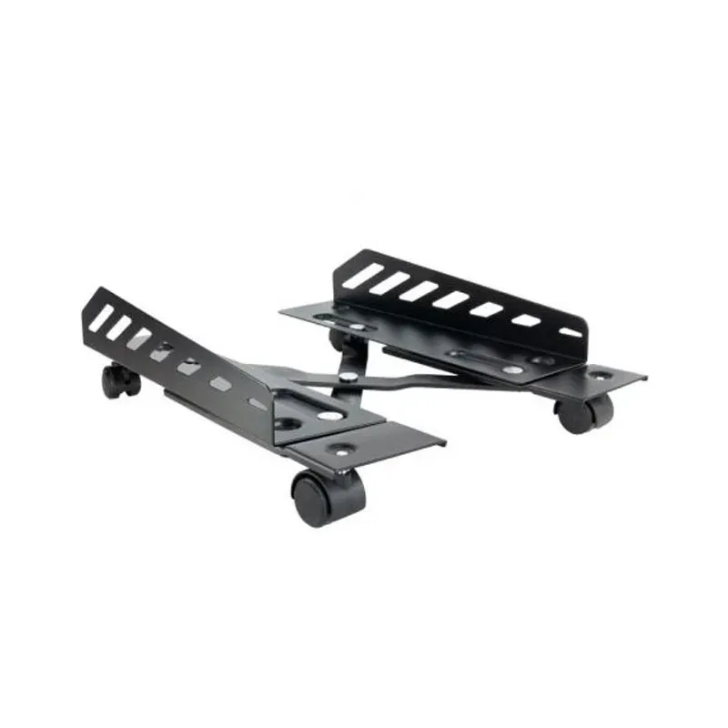 Soporte CPU Tooq Metalico Suelo C/rueda Plegable Negro 25KG Umcs0024-b - foto 2