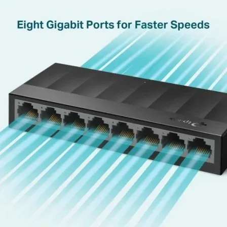 Switch TP-Link LS1008G 8 Puertos/ RJ-45 10/100/1000 - foto 3
