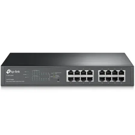 SWITCH TP-LINK 16P 8X10/100/1000(PoE)+ 8x10/10/1000 RACK TL-SG1016PE